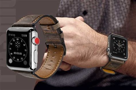 leather band for apple watch 7 45mm